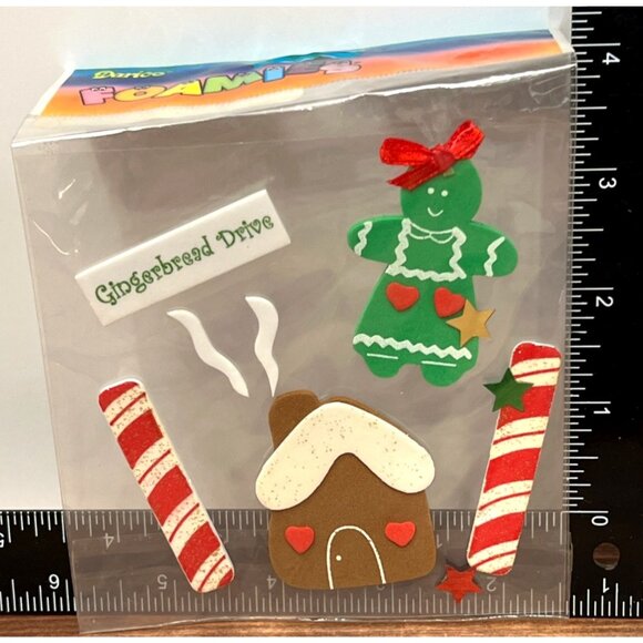 NIP HTF Darice Foamies Christmas Holiday Foam Sticker Set of 3 - Picture 4 of 7